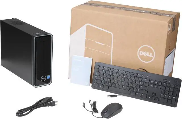 Alt view image 9 of 9 - DELL Desktop PC i3647-1524BK Intel Celeron G1820 4GB DDR3 500GB HDD Intel HD Graphics Windows 7 Professional 64-Bit