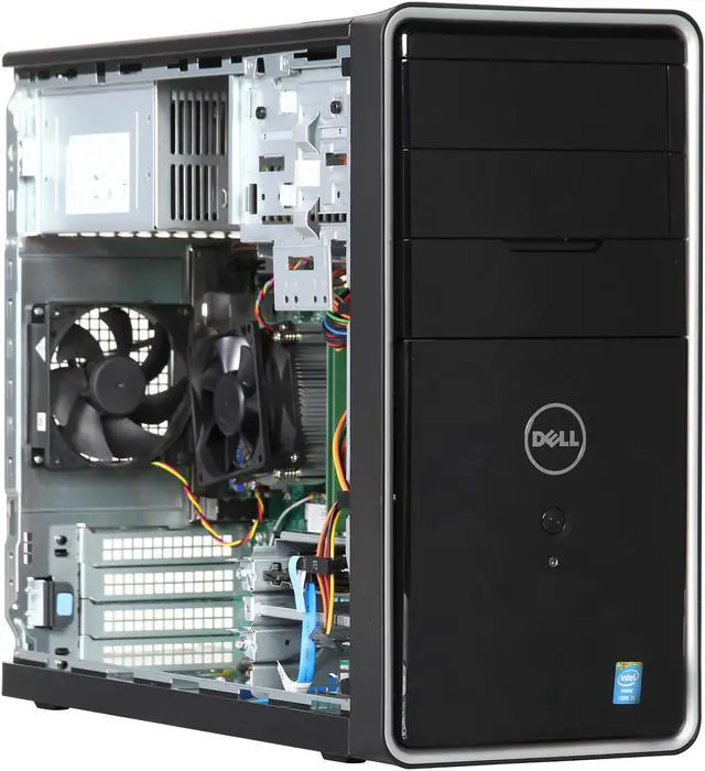 Alt view image 7 of 9 - DELL Desktop PC i3847-4616BK Intel Core i5-4440 8GB DDR3 1TB HDD Intel HD Graphics 4600 Windows 8.1 (64Bit)