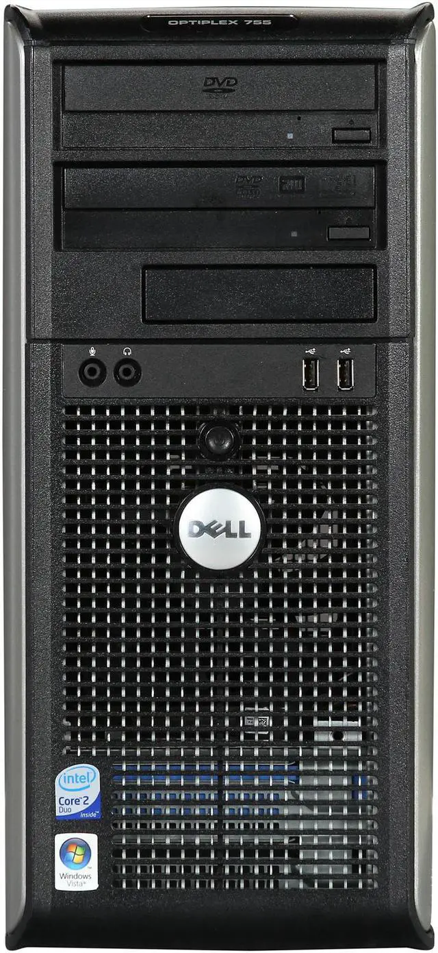 Alt view image 2 of 9 - DELL Desktop PC OptiPlex 755 3.16GHz 2GB 160GB HDD Windows 7 Professional 32-Bit