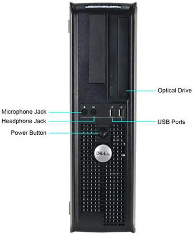 Alt view image 2 of 3 - DELL A Grade Desktop PC OptiPlex 760 2.80GHz 4GB DDR2 750GB HDD Windows 10 Pro 64-Bit