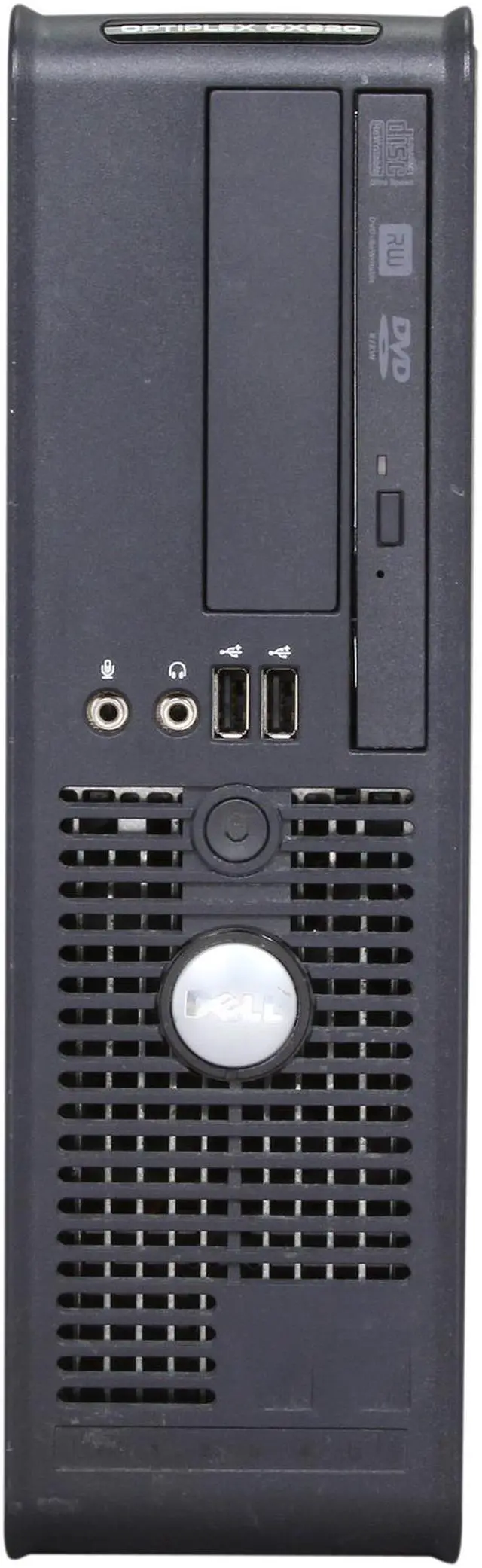 Alt view image 2 of 9 - Dell Optiplex GX620 [Microsoft Authorized Recertified] Small Form Factor Desktop PC with Intel Pentium D 3.0Ghz, 2GB RAM, 160GB HDD, DVDRW, Windows 10 Home 64-Bit