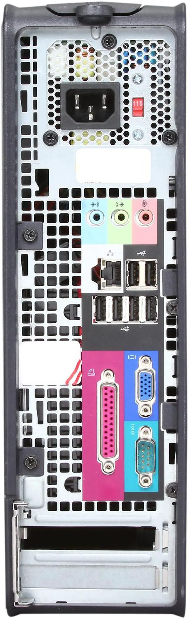 Alt view image 8 of 9 - Dell Optiplex GX620 [Microsoft Authorized Recertified] Small Form Factor Desktop PC with Intel Pentium D 3.0Ghz, 2GB RAM, 160GB HDD, DVDRW, Windows 10 Home 64-Bit