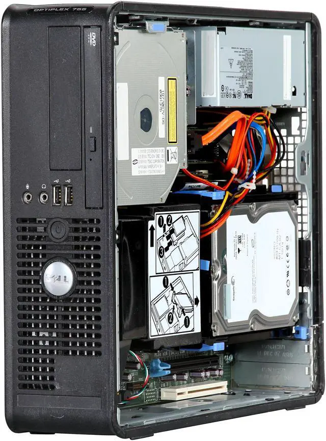 Alt view image 7 of 9 - DELL Desktop PC 755/2.33/4/750/W7P 4GB 750GB HDD Windows 7 Professional 64bit