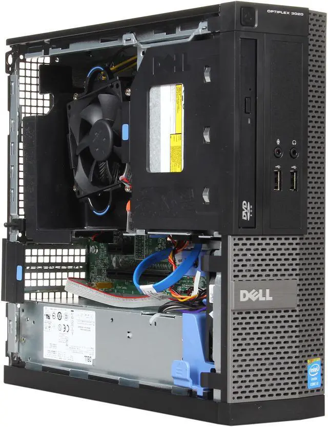 Alt view image 7 of 10 - DELL Desktop PC OptiPlex 3020 (462-3543 ) Intel Core i3-4130 4GB DDR3 500GB HDD Windows 7 Professional 64-Bit pre-installed with Windows 8 Pro License & Disk