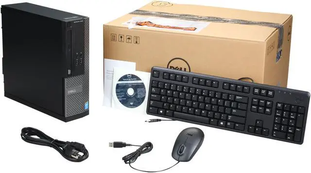 Alt view image 10 of 10 - DELL Desktop PC OptiPlex 3020 (462-3543 ) Intel Core i3-4130 4GB DDR3 500GB HDD Windows 7 Professional 64-Bit pre-installed with Windows 8 Pro License & Disk