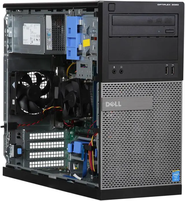Alt view image 7 of 9 - DELL Desktop PC OptiPlex 3020 (462-3547) Intel Core i3-4130 4GB DDR3 500GB HDD Windows 7 Professional 64-Bit