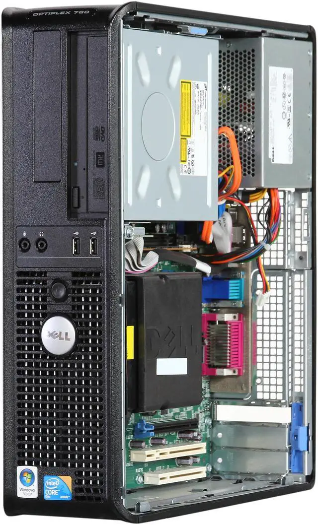 Alt view image 7 of 10 - DELL Desktop PC OptiPlex 760 2.80GHz 2GB 160GB HDD Windows 7 Home Premium 32-Bit