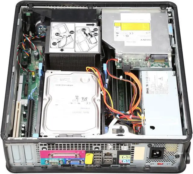 Alt view image 6 of 8 - DELL Desktop PC OptiPlex 745 3.00GHz 2GB 160GB HDD Intel GMA 3000 Windows 7 Home Premium