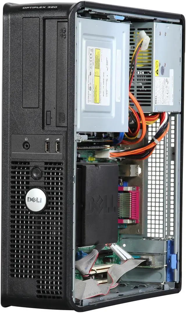 Alt view image 8 of 11 - Dell Optiplex 320 Tower Desktop PC Pentium D 3.0Ghz 2GB RAM 160GB HDD DVD-CDRW Combo Drive Windows 7 Home Premium 32 Bit