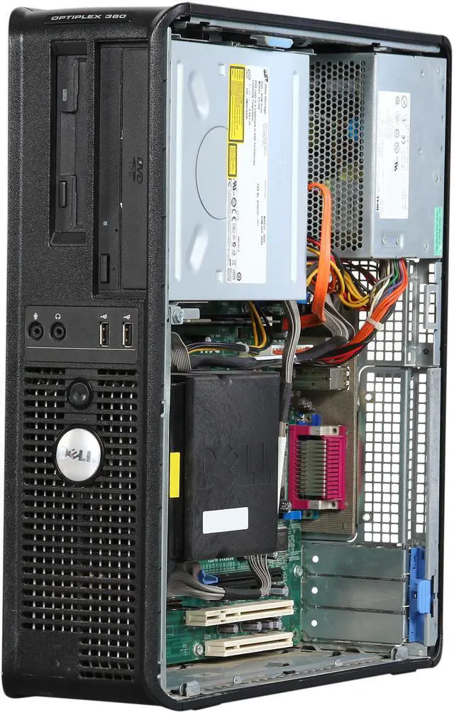 Alt view image 8 of 11 - Dell Optiplex 360 Tower Desktop PC Intel Core 2 Duo 2.80Ghz 2GB RAM 320GB HDD DVDROM Windows 7 Professional 64 Bit