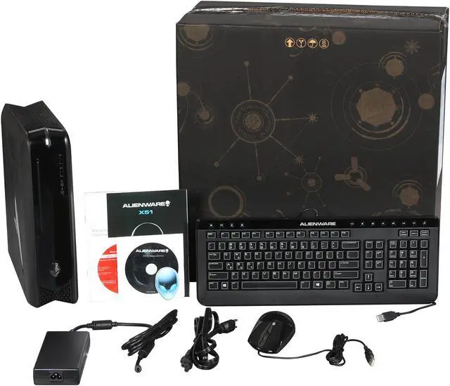 Alt view image 9 of 9 - Alienware Desktop PC X51 AX51R2-1437BK Intel Core i3-4130 6GB DDR3 1TB HDD NVIDIA GeForce GTX 745 4GB Windows 8.1 64-Bit