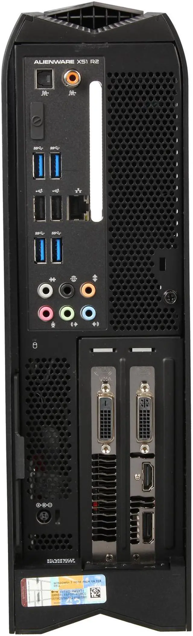 Alt view image 7 of 8 - Alienware Desktop PC X51 AX51R2-9309BK Intel Core i7-4790 8GB DDR3 1TB HDD AMD Radeon R9 270 2GB Windows 7 Home Premium 64-Bit