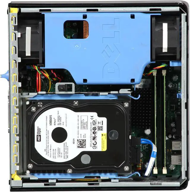 Alt view image 6 of 10 - DELL OptiPlex 755 Ultra Small Form Factor Desktop PC with Intel Core 2 Duo E6550 (2.33GHz), 2GB Memory, 80GB HDD, DVDROM, Windows 7 Home Premium 32-Bit