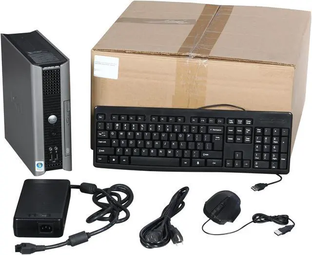 Alt view image 10 of 10 - DELL OptiPlex 755 Ultra Small Form Factor Desktop PC with Intel Core 2 Duo E6550 (2.33GHz), 2GB Memory, 80GB HDD, DVDROM, Windows 7 Home Premium 32-Bit