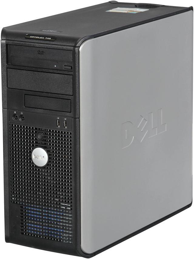 Dell Optiplex 745 [Microsoft Authorized Recertified] Tower Desktop PC with  Intel Core 2 Duo 2.13Ghz, 4GB RAM, 1TB HDD, DVDROM, Windows 7 Professional 