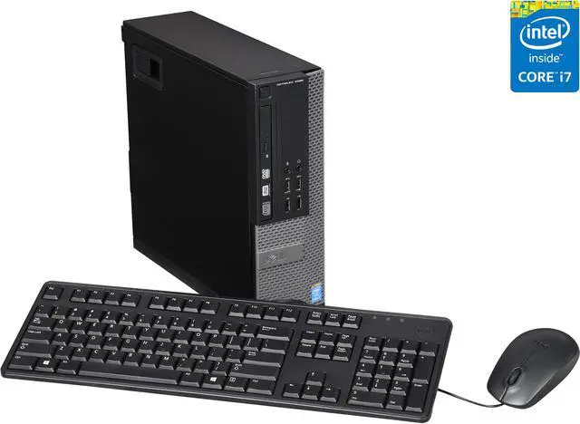 Main image of Dell OptiPlex 7020 Desktop Small Form Factor Computer - Intel Core i7-4790 3.60 GHz 8GB DDR3 SDRAM 500GB HDD Intel HD Graphics 4600 Microsoft Win 7 Pro 64-Bit / Win 8.1 Pro - 462-5906