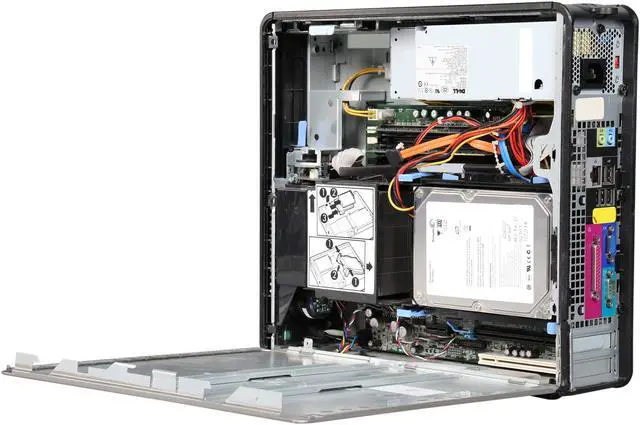 Alt view image 5 of 10 - DELL Optiplex 740 Small Form Factor Desktop PC with Athlon 64 X2 2.0GHz 2 GB RAM 160GB HDD Windows 7 Home Premium 32-Bit