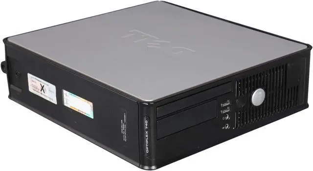 Alt view image 8 of 10 - DELL Optiplex 740 Small Form Factor Desktop PC with Athlon 64 X2 2.0GHz 2 GB RAM 160GB HDD Windows 7 Home Premium 32-Bit