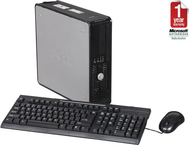 Main image of DELL Optiplex 740 Small Form Factor Desktop PC with Athlon 64 X2 2.0GHz 2 GB RAM 160GB HDD Windows 7 Home Premium 32-Bit