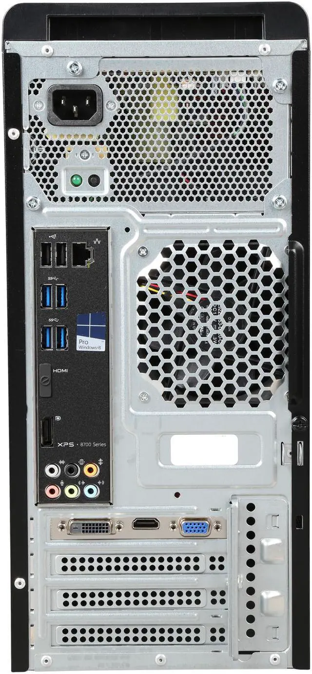 Alt view image 8 of 9 - DELL Desktop PC XPS 8700 (X8700-1125BLK) Intel Core i5-4460 8GB DDR3 1TB HDD NVIDIA GeForce GT 720 1 GB Windows 7 Professional Installed with Windows 8.1 License Included
