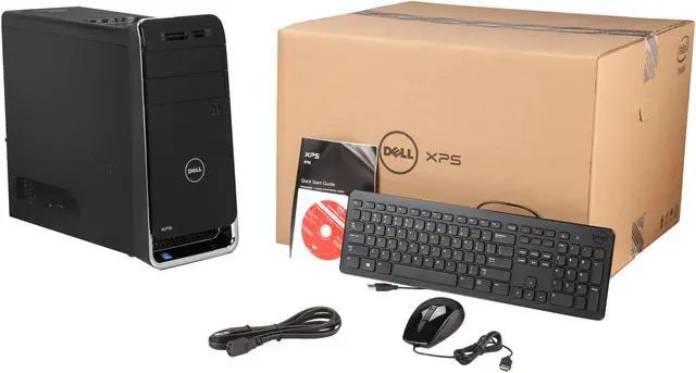 Alt view image 9 of 9 - DELL Desktop PC XPS 8700 (X8700-1125BLK) Intel Core i5-4460 8GB DDR3 1TB HDD NVIDIA GeForce GT 720 1 GB Windows 7 Professional Installed with Windows 8.1 License Included