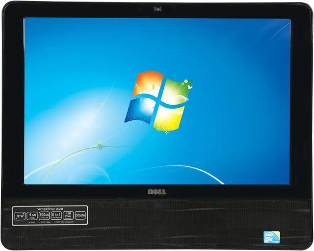 Alt view image 2 of 7 - Dell Vostro 320 [Microsoft Authorized Recertified Off Lease] All-In-One Desktop System with Intel Core 2 Duo 2.93Ghz, 4GB DDR3 RAM, 500GB HDD, DVDRW, 19.5" Display, Windows 7 Professional 64 Bit