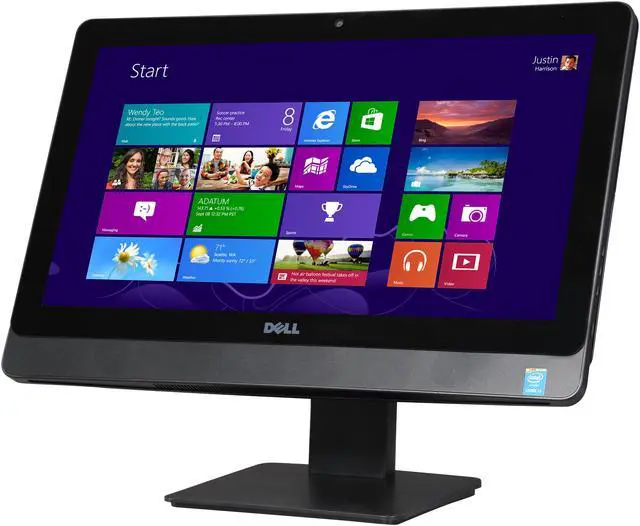 Alt view image 3 of 7 - DELL All-in-One PC Inspiron 3048 (i3048-8002BLK) Intel Core i3-4150T 8GB DDR3 1TB HDD 20.0" Touchscreen Windows 8.1 64-Bit