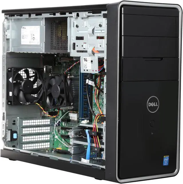 Alt view image 7 of 9 - DELL Desktop PC Inspiron 3847 (i3847-6159BK) Intel Core i5-4460 16GB DDR3 1TB HDD Intel HD Graphics 4600 Windows 8.1 64-Bit