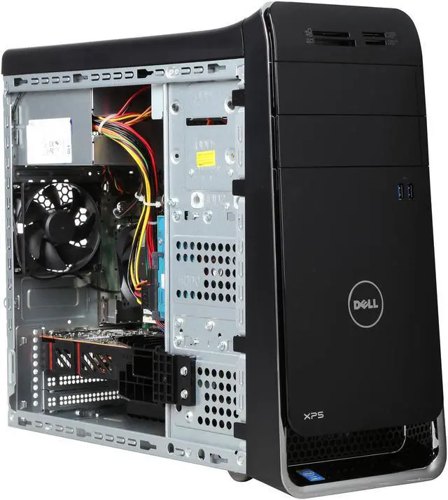 Alt view image 7 of 9 - DELL Desktop PC XPS 8700 (X8700-6877BLK) Intel Core i7-4790 24GB DDR3 2TB HDD 256GB SSD AMD Radeon R9 270 2 GB Windows 8.1 64-Bit
