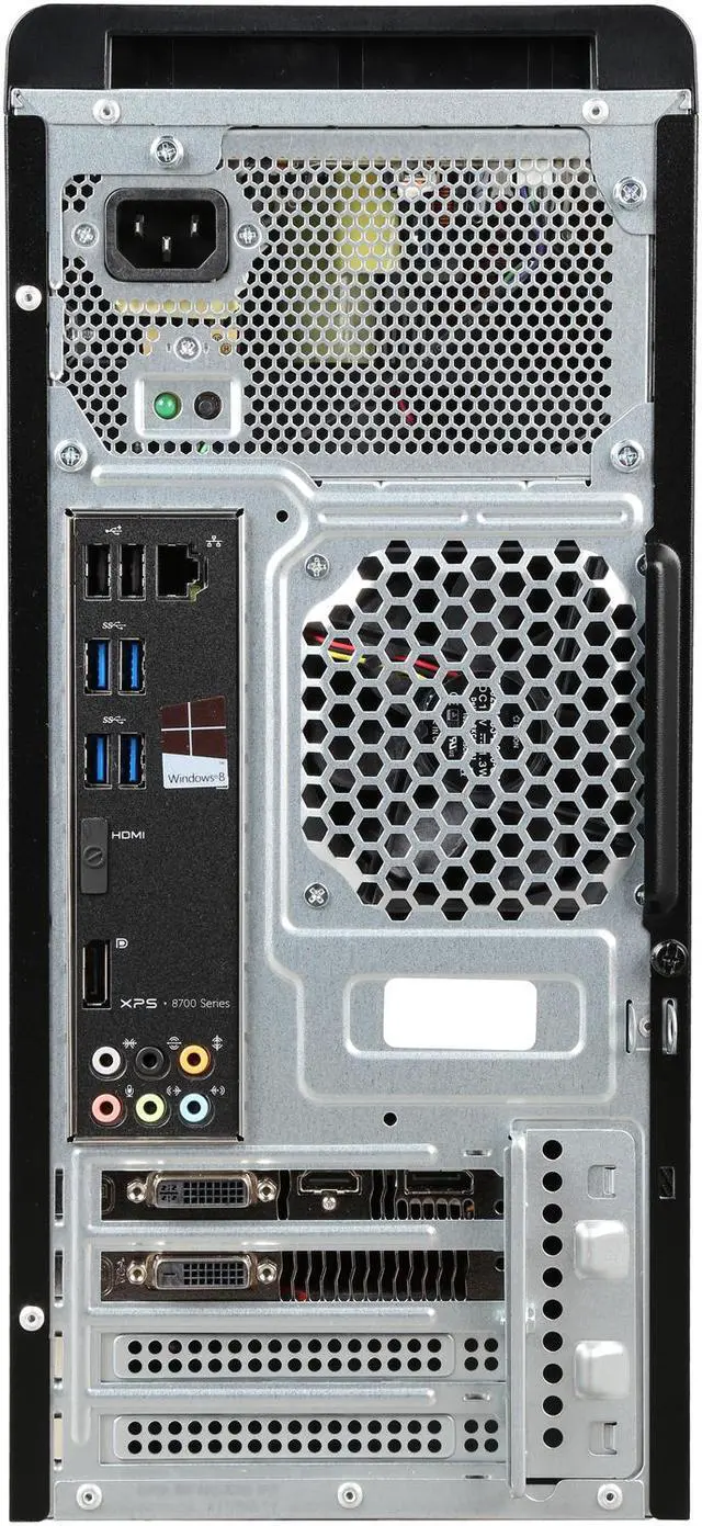 Alt view image 8 of 9 - DELL Desktop PC XPS 8700 (X8700-6877BLK) Intel Core i7-4790 24GB DDR3 2TB HDD 256GB SSD AMD Radeon R9 270 2 GB Windows 8.1 64-Bit