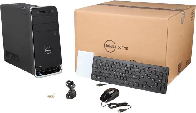 Alt view image 9 of 9 - DELL Desktop PC XPS 8700 (X8700-6877BLK) Intel Core i7-4790 24GB DDR3 2TB HDD 256GB SSD AMD Radeon R9 270 2 GB Windows 8.1 64-Bit
