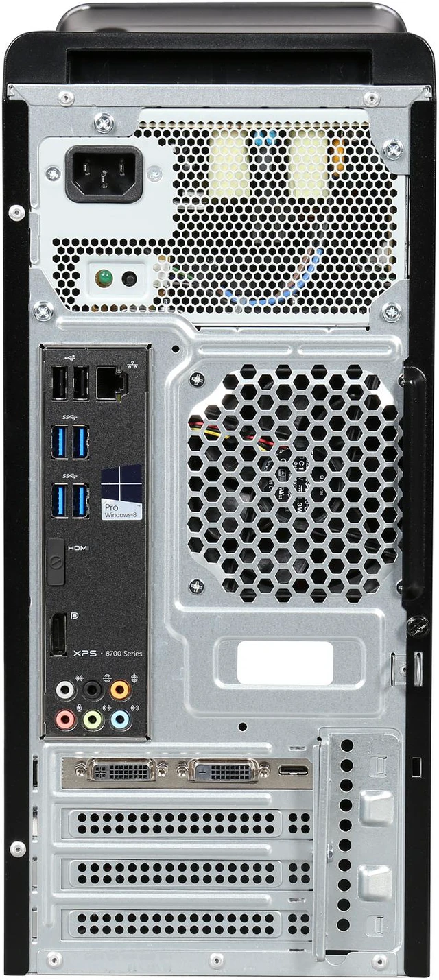 Alt view image 8 of 9 - DELL Desktop PC XPS 8700 (X8700-4813BLK) Intel Core i7-4790 16GB DDR3 2TB HDD 32GB SSD NVIDIA GeForce GTX 750Ti 2 GB Windows 7 Professional 64-Bit / Windows 8 Pro downgrade
