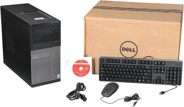 Alt view image 9 of 9 - DELL Desktop PC OptiPlex 3020 Intel Core i3-4150 4GB DDR3 500GB HDD Intel HD Graphics 4400 Windows 7 Professional 64-Bit with Windows 8.1 Pro License