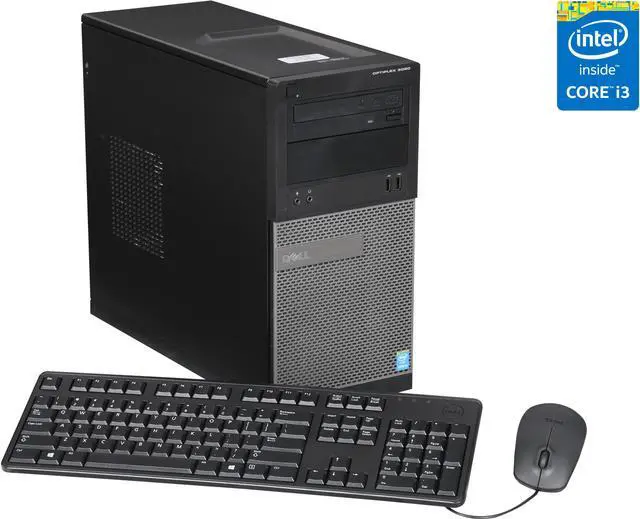 Main image of DELL Desktop PC OptiPlex 3020 Intel Core i3-4150 4GB DDR3 500GB HDD Intel HD Graphics 4400 Windows 7 Professional 64-Bit with Windows 8.1 Pro License