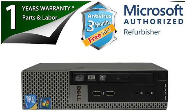 Alt view image 2 of 4 - DELL Desktop Computer 780 Intel Core 2 Duo E8400 4GB DDR3 160GB HDD Intel GMA 4500 Windows 7 Professional 64-bit