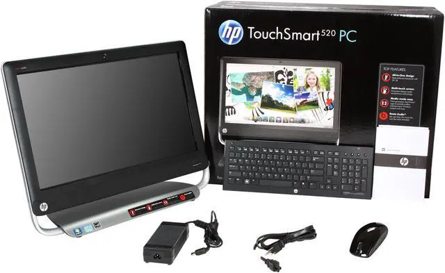 Alt view image 7 of 7 - HP All-in-One PC TouchSmart 520-1030 (QP790AA#ABA) Intel Core i3-2120 4GB DDR3 1TB HDD 23" Touchscreen Windows 7 Home Premium 64-Bit