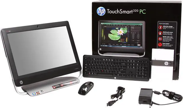 Alt view image 7 of 7 - HP All-in-One PC TouchSmart 320-1050 (QP789AA#ABA) AMD A6-3600 6GB DDR3 1TB HDD AMD Radeon HD 6410D Windows 7 Home Premium 64-Bit