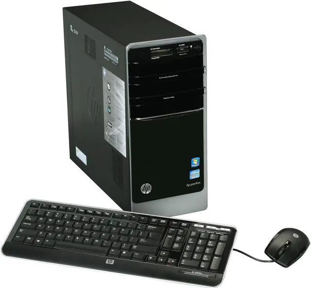 Main image of HP Desktop PC Pavilion p7-1118 (QU078AA#ABA) Intel Core i3-2120 8GB DDR3 1.5TB HDD Intel HD Graphics Windows 7 Home Premium 64-Bit