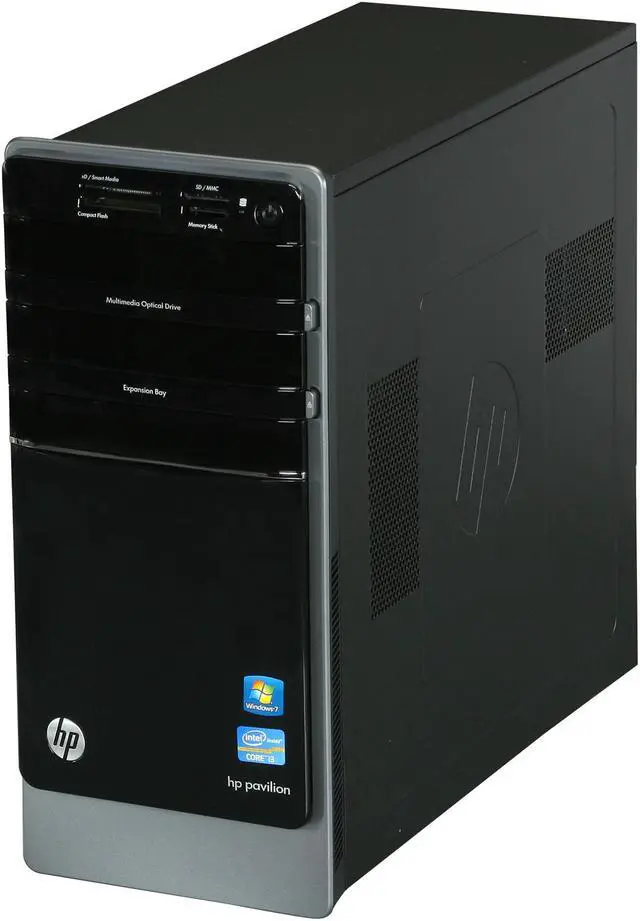 Alt view image 3 of 9 - HP Desktop PC Pavilion p7-1118 (QU078AA#ABA) Intel Core i3-2120 8GB DDR3 1.5TB HDD Intel HD Graphics Windows 7 Home Premium 64-Bit