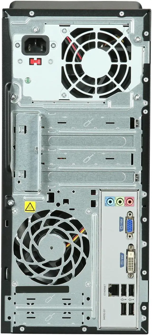 Alt view image 8 of 9 - HP Desktop PC Pavilion p7-1118 (QU078AA#ABA) Intel Core i3-2120 8GB DDR3 1.5TB HDD Intel HD Graphics Windows 7 Home Premium 64-Bit