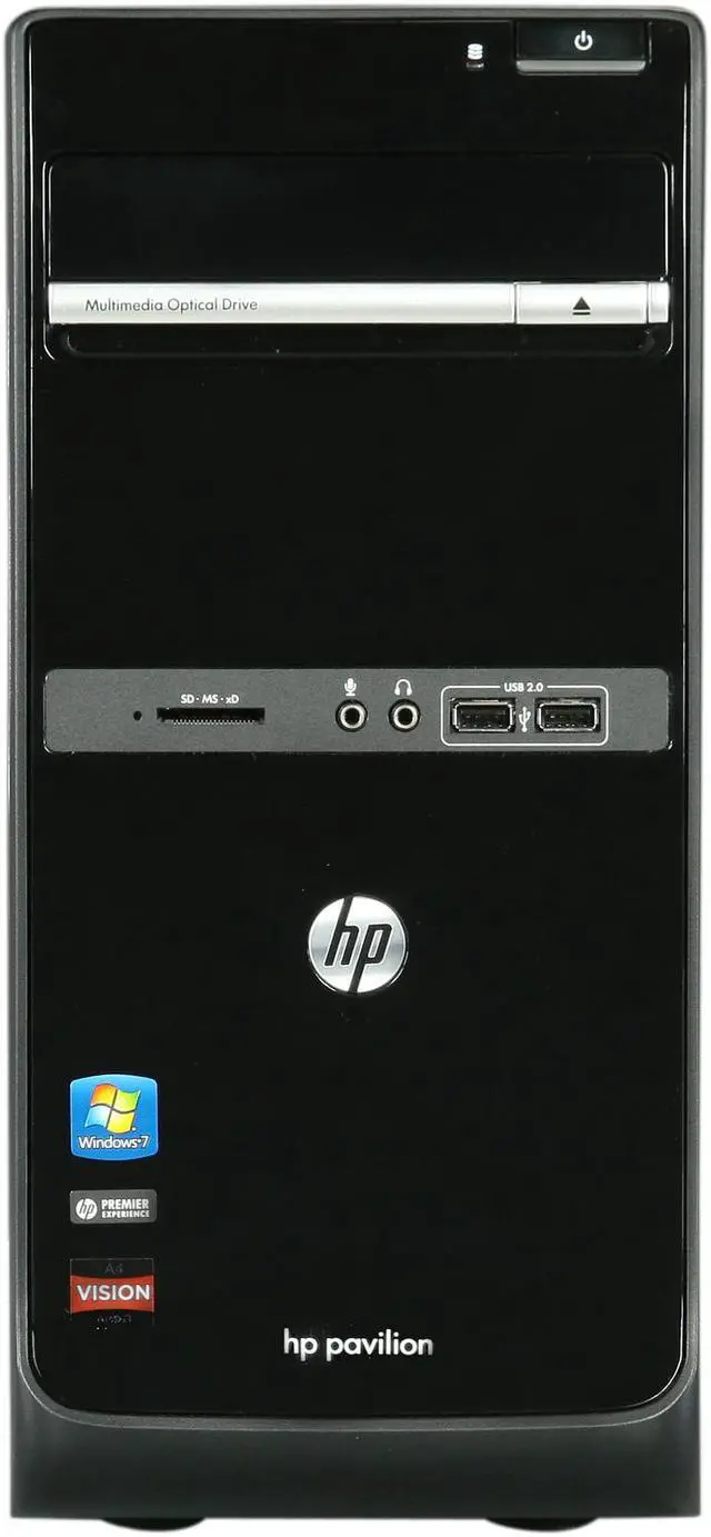 Alt view image 2 of 9 - HP Desktop PC Pavilion p6-2100 (QW795AA#ABA) AMD A4-3420 4GB DDR3 1TB HDD AMD Radeon HD 6410D Windows 7 Home Premium 64-bit