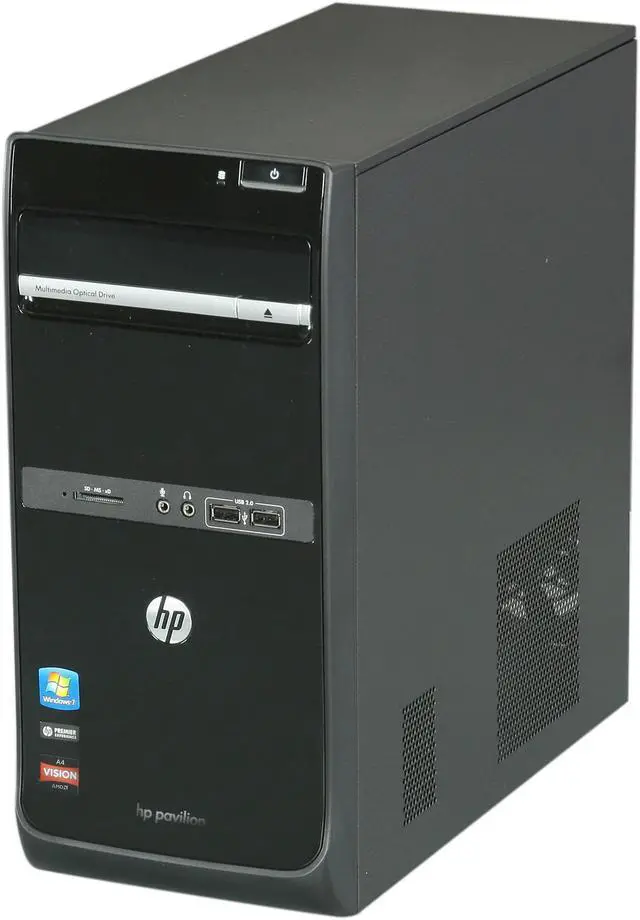 Alt view image 3 of 9 - HP Desktop PC Pavilion p6-2100 (QW795AA#ABA) AMD A4-3420 4GB DDR3 1TB HDD AMD Radeon HD 6410D Windows 7 Home Premium 64-bit