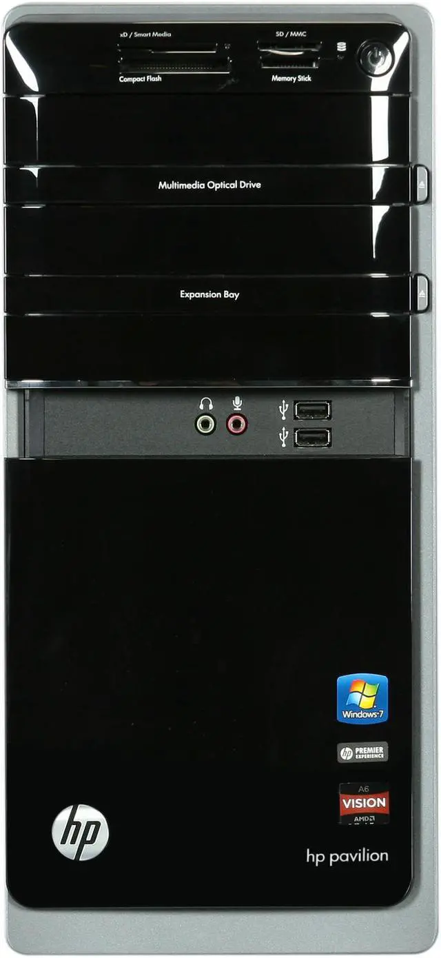 HP Desktop PC Pavilion p7-1210 (QW691AA#ABA) AMD A6-3620 6GB DDR3