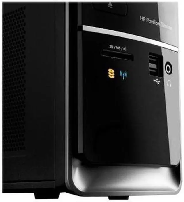 Alt view image 4 of 5 - HP Desktop PC Bundle Pavilion Slimline s5503w-b (BQ465AAR#ABA) AMD Sempron 140 3GB DDR2 320GB HDD NVIDIA GeForce 6150 SE Windows 7 Home Premium 64-bit