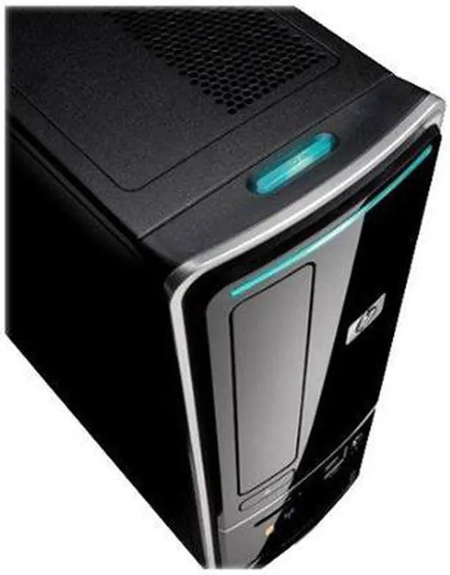 Alt view image 2 of 5 - HP Desktop PC Bundle Pavilion Slimline s5503w-b (BQ465AAR#ABA) AMD Sempron 140 3GB DDR2 320GB HDD NVIDIA GeForce 6150 SE Windows 7 Home Premium 64-bit