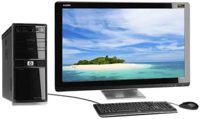 Refurbished: HP Desktop PC Bundle Pavilion Elite HPE-337c-b