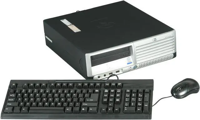 Main image of HP Compaq Desktop PC 2.80GHz 1GB DDR2 80GB HDD Intel GMA 900 Windows XP Professional