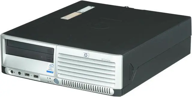 Alt view image 3 of 8 - HP Compaq Desktop PC 2.80GHz 1GB DDR2 80GB HDD Intel GMA 900 Windows XP Professional