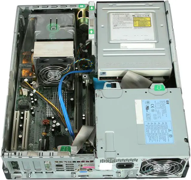 Alt view image 6 of 8 - HP Compaq Desktop PC 2.80GHz 1GB DDR2 80GB HDD Intel GMA 900 Windows XP Professional