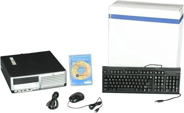 Alt view image 8 of 8 - HP Compaq Desktop PC 2.80GHz 1GB DDR2 80GB HDD Intel GMA 900 Windows XP Professional